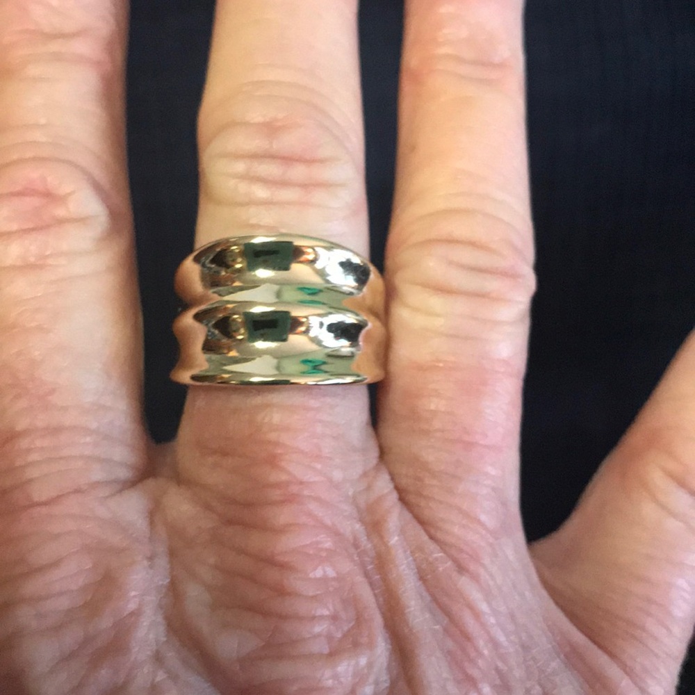 Gold plated ring